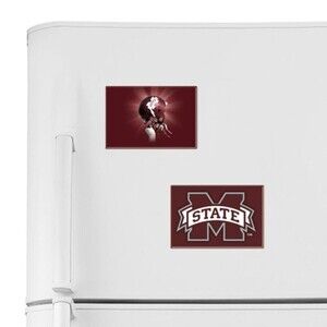 Mississippi State Bulldogs Magnet Sets 4 Total 2" x 3" (2) 2 Packs WinCraft